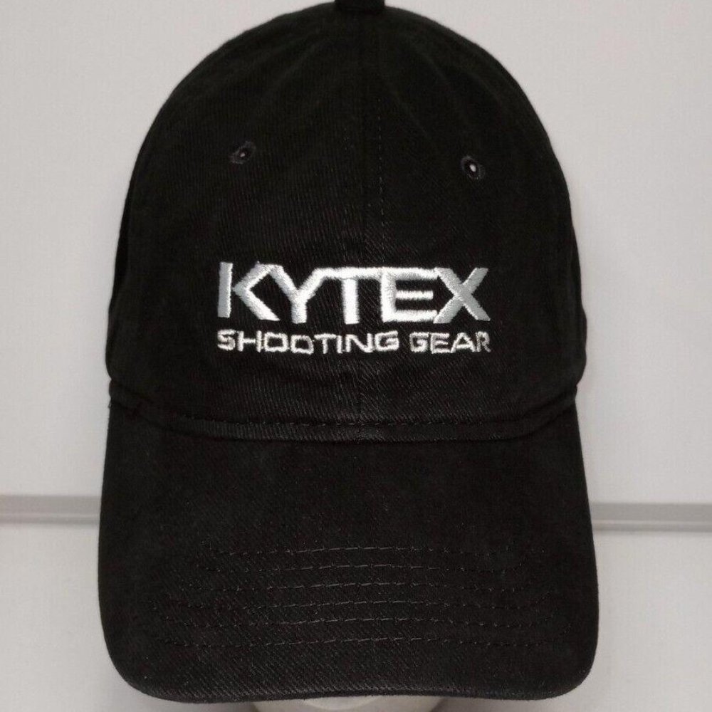 Kytex Shooting Gear Black Baseball Style Strapback Cotton Canvas Hat Cap